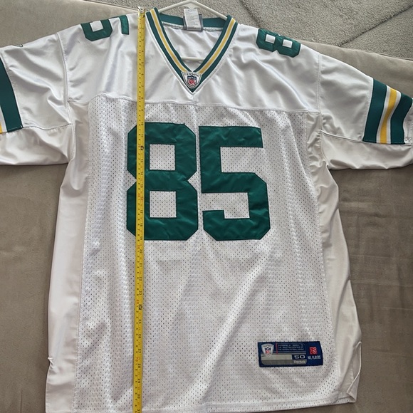 Used Reebok on field  Greg Jennings Green Bay packers jersey size 50 - Picture 9 of 9